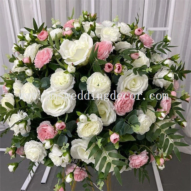 pink roses table centerpieces(001)