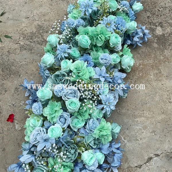 silk flower table runner
