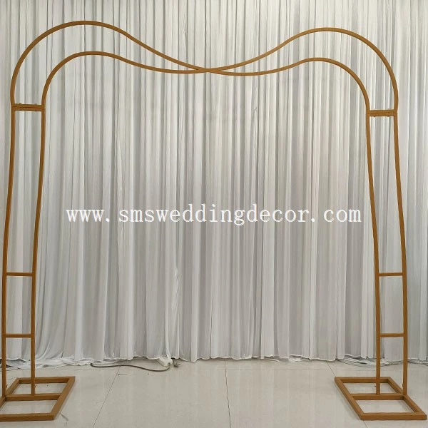 metal arch backdrop