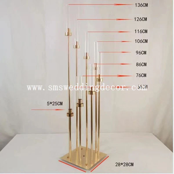 candelabra wedding centerpiece