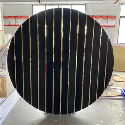 Melns samta apaļš fons