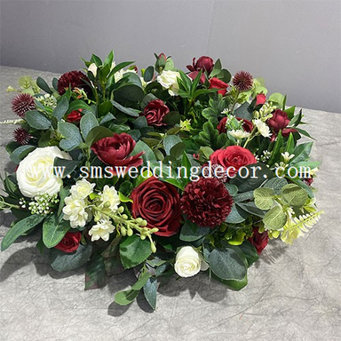 burgundy flower wreath burgundy flower wreath